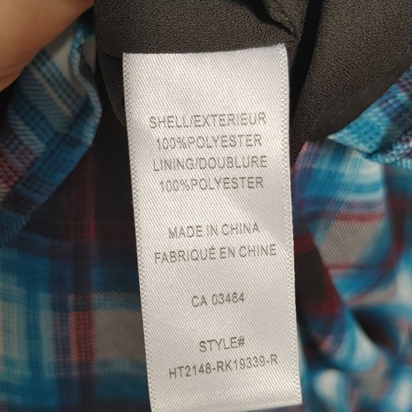 Ricki's Plaid Peasant Top - Picture 9 of 10